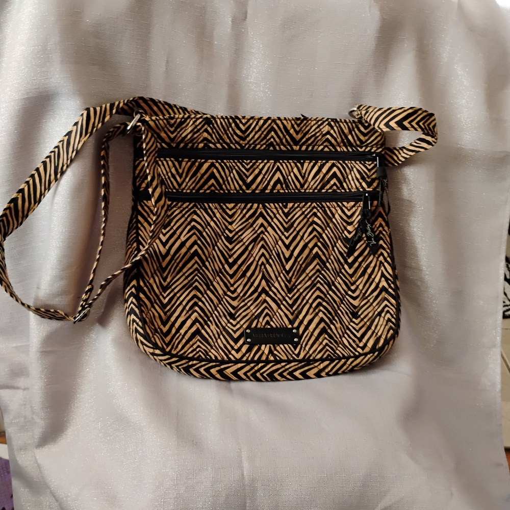 Stylish Tan and Black Women's Bag